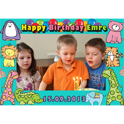 Picture of Fotoğraf Çekim Çerçevesi | Erkek Çocuk Doğum Günü 3