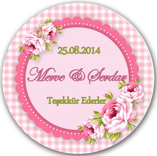 Picture of Sticker - Pale Roses