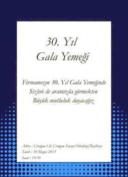 Ticari Duyuru ve Davetiyeler
